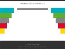Tablet Screenshot of bussinesmodelgeneration.com